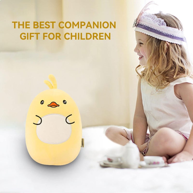 stocaggio Kids Travel Pillow - 2-in-1 Deformable Kids Neck Pillow for Traveling, Soft U-Shaped Pillow with Adorable Animal Design, Comfy Sleep and Play, Ideal for Airplanes and Cars - Yellow Duck - Image 2